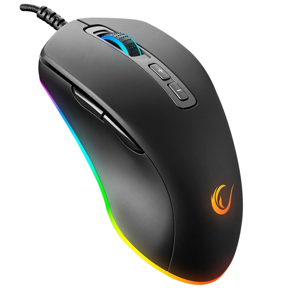 Rampage Smx-r58 Eagle Usb Siyah 10000dpi Rgb Ledli Makrolu Gaming Oyuncu Mouse