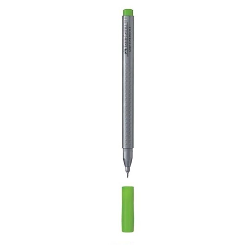 Faber Castell Keçe Uçlu Kalem Grıp Finepen 0,4 Mm Çim Yeşili 694