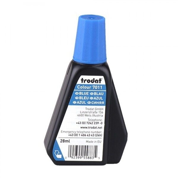 Trodat Istanpa Mürekkebi 28 Ml Mavi 1701028m1