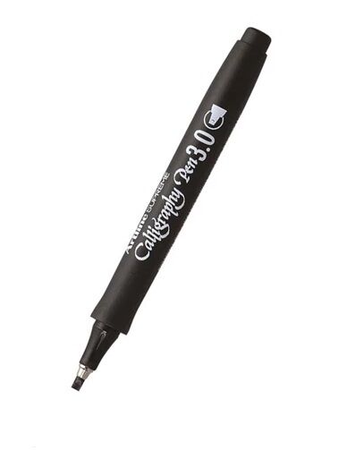 Artline Supreme Calligraphy Pen 3.0 Kaligrafi Kalemi Uç:3,0mm Siyah Lv-a-epf-243 Black