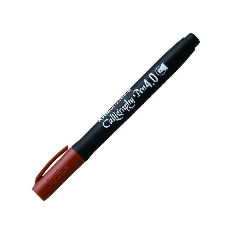 Artline Supreme Calligraphy Pen 4.0 Kaligrafi Kalemi Uç:4,0mm Sepya Lv-a-epf-244 Sepıa