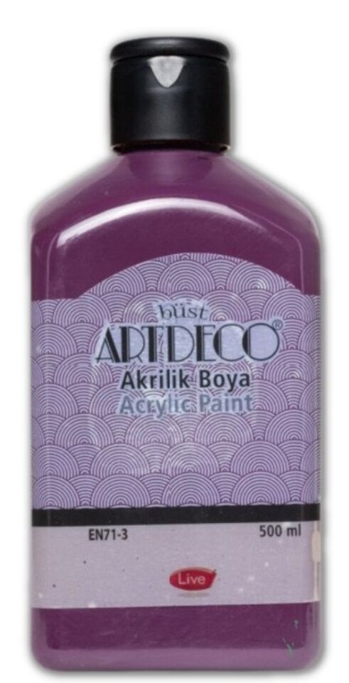 Artdeco Akrilik Boya 500ml Patlıcan Moru 3049 Lv-y-070l-3049