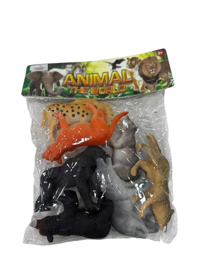 Kembay Vahşi Hayvan Seti Pvc De 88-20a