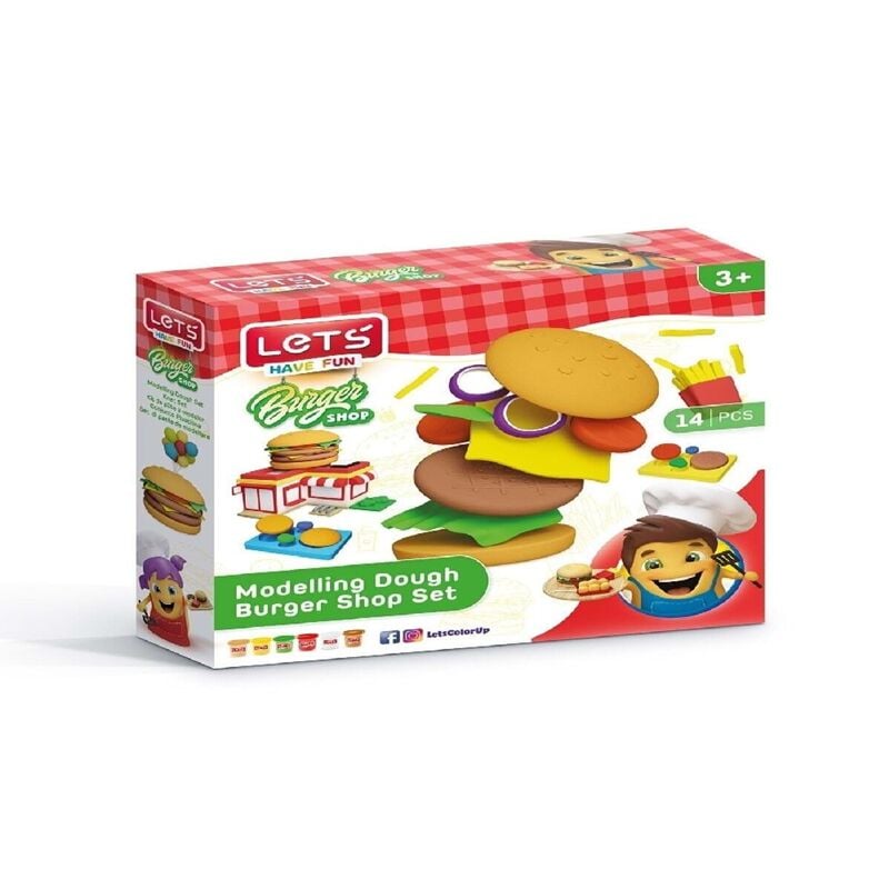 Lets Oyun Hamuru Hamburger Seti L9003