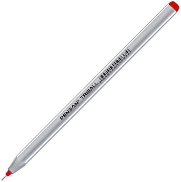 Pensan Tükenmez Kalem 1,00 Mm Triball Kırmızı Pe01003tkkı