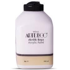 Artdeco Akrilik Boya 500ml Beyaz Porselen 3623 Lv-y-070l-3623