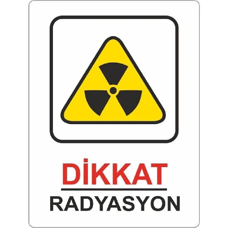 Ekstrafix 204 (yul-423) 25x35 Dikkat Radyasyon
