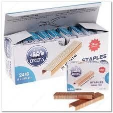 Delta Zımba Teli 24/6 1000'li Sarı 1551