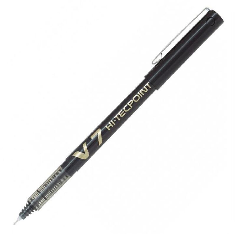 Pılot V7 Roller Kalem 0,7 Mm İğne Uçlu - Siyah Bx-v7-b-e