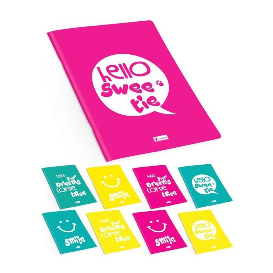 Keskin Color Defter A4 100 Yp. Kareli Pp Kapak Dikişli Slogan 326801-99
