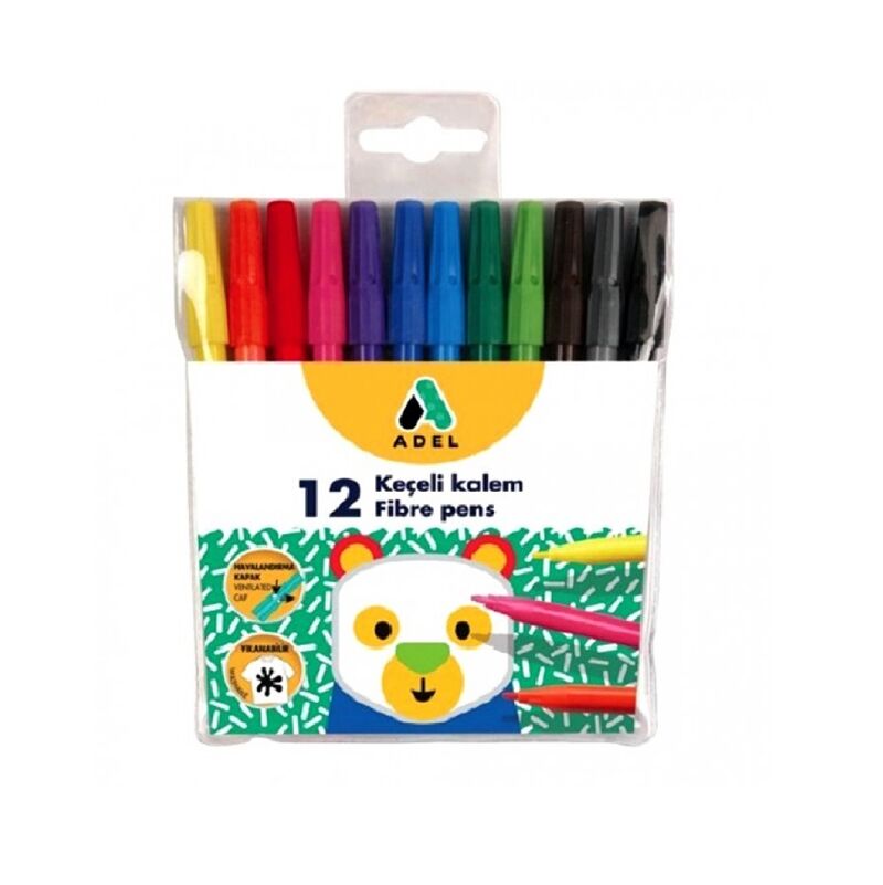 Adel Keçeli Kalem 12'li Pvc 11047