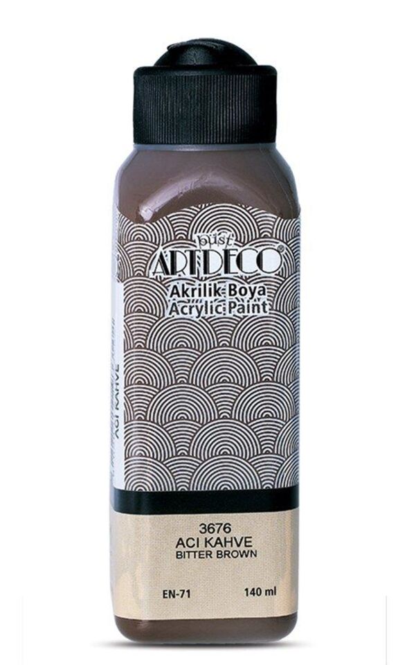 Artdeco Akrilik Boya 140ml Acı Kahve 3676 Lv-y-070r-3676