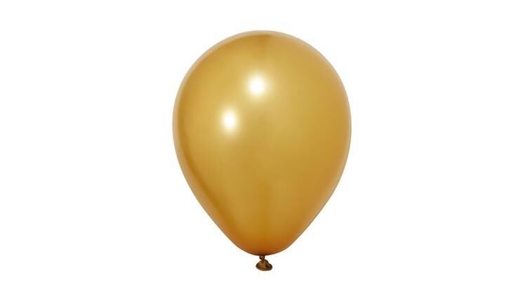 Balonevi 12'' Baskı Balonu Gold 100'lü
