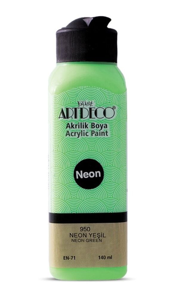 Artdeco Akrilik Boya 140ml Neon Yeşil 950 Lv-y-070r-950