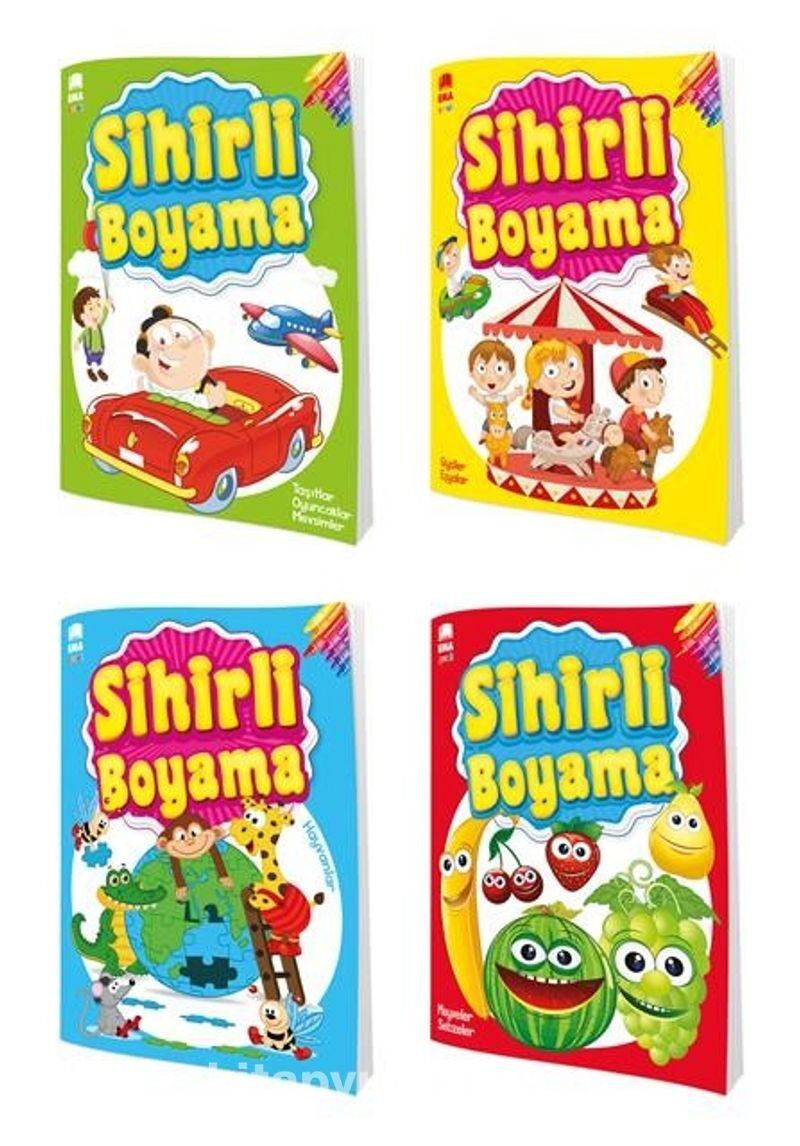 Ema Sihirli Boyama Kitabı ( 4 Kitap ) Adet