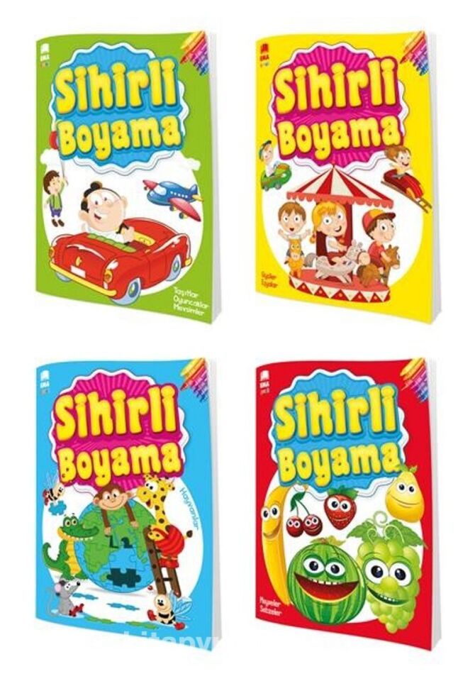Ema Sihirli Boyama Kitabı ( 4 Kitap ) Adet