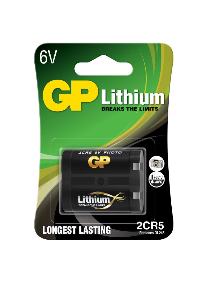 Gp 2cr5 6v Lityum Pil Fotoğrağ Makinesı Pili