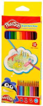 Play-doh Kuruboya Üçgen 12 Renk Play-ku012