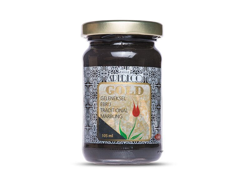Artdeco Gold Ebru Boyası 105ml Siyah 790 S.1 Lv-y-018d-790