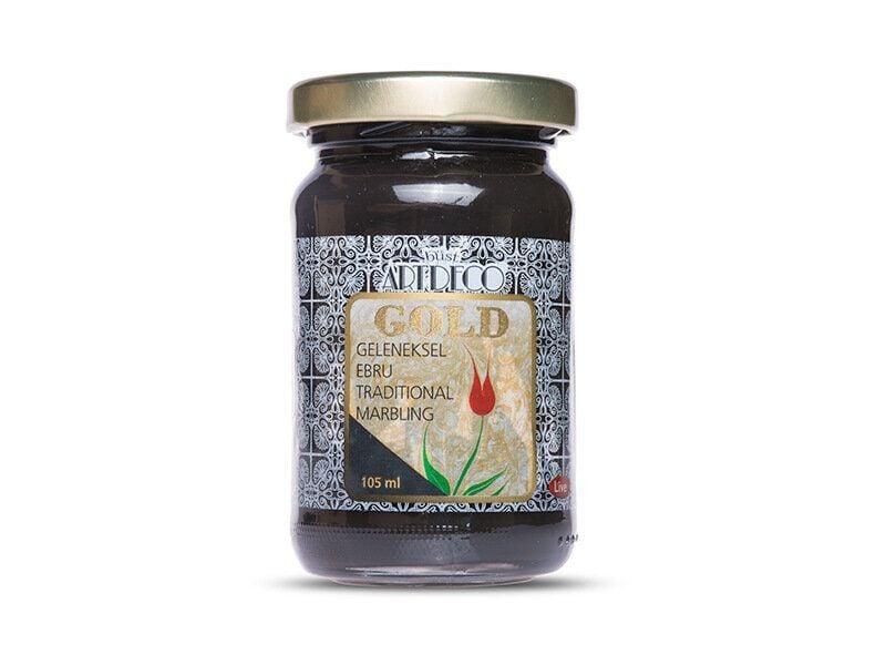 Artdeco Gold Ebru Boyası 105ml Siyah 790 S.1 Lv-y-018d-790