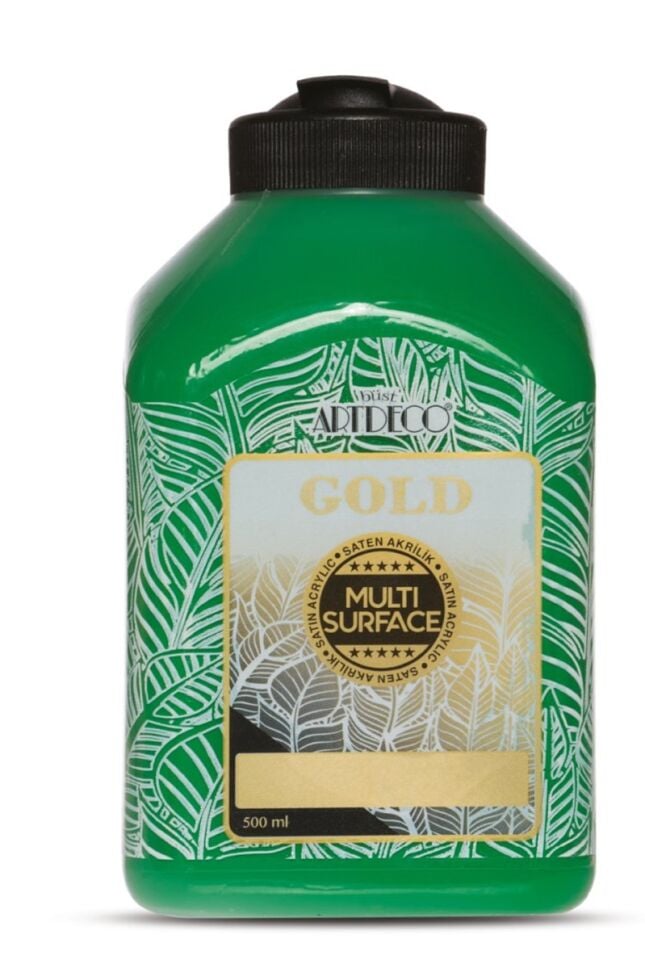 Artdeco Gold Multi-surface Akrilik Boya 500ml Yeşil 285 Lv-y-g70l-285