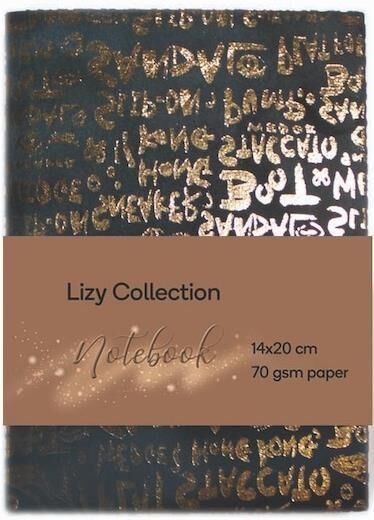 Liz Süet Varaklı Yaldızlı Krl Defter 168yp 70gr 14x20 Svr180luxk