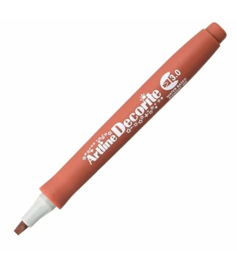 Artline Decorite Chisel Type Kesik Uçlu Marker Brown Lv-a-edf-3 Brown
