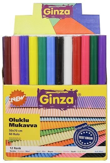 Ginza Oluklu Mukavva 50x70 Cm Renkli Gn-964