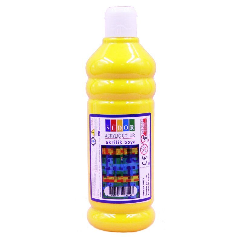 Südor Akrilik Boya 500 Ml Limon Sarı Sd1009-01