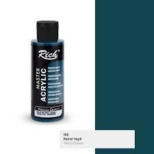 Rich Master Akrilik Boya 120 Cc Petrol Yeşili Akr-120-192