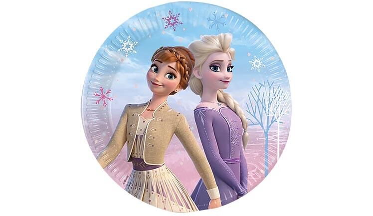 Balonevi.frozen 2 Wınd Spırıt Tabak 23 Cm (8ad)
