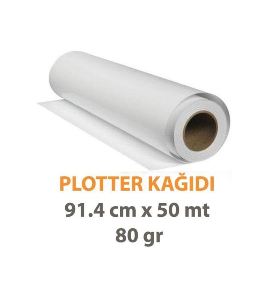 Bilgitaş Plotter Kağıtı Rulo 91,4x50 Mt 80 Gr