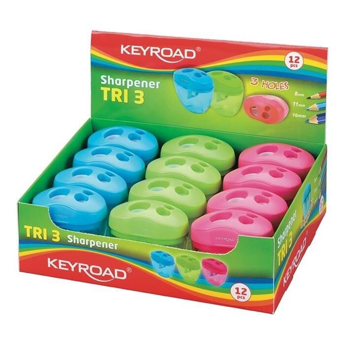 Keyroad Kalemtraş 3'lü Hazneli Kr971431