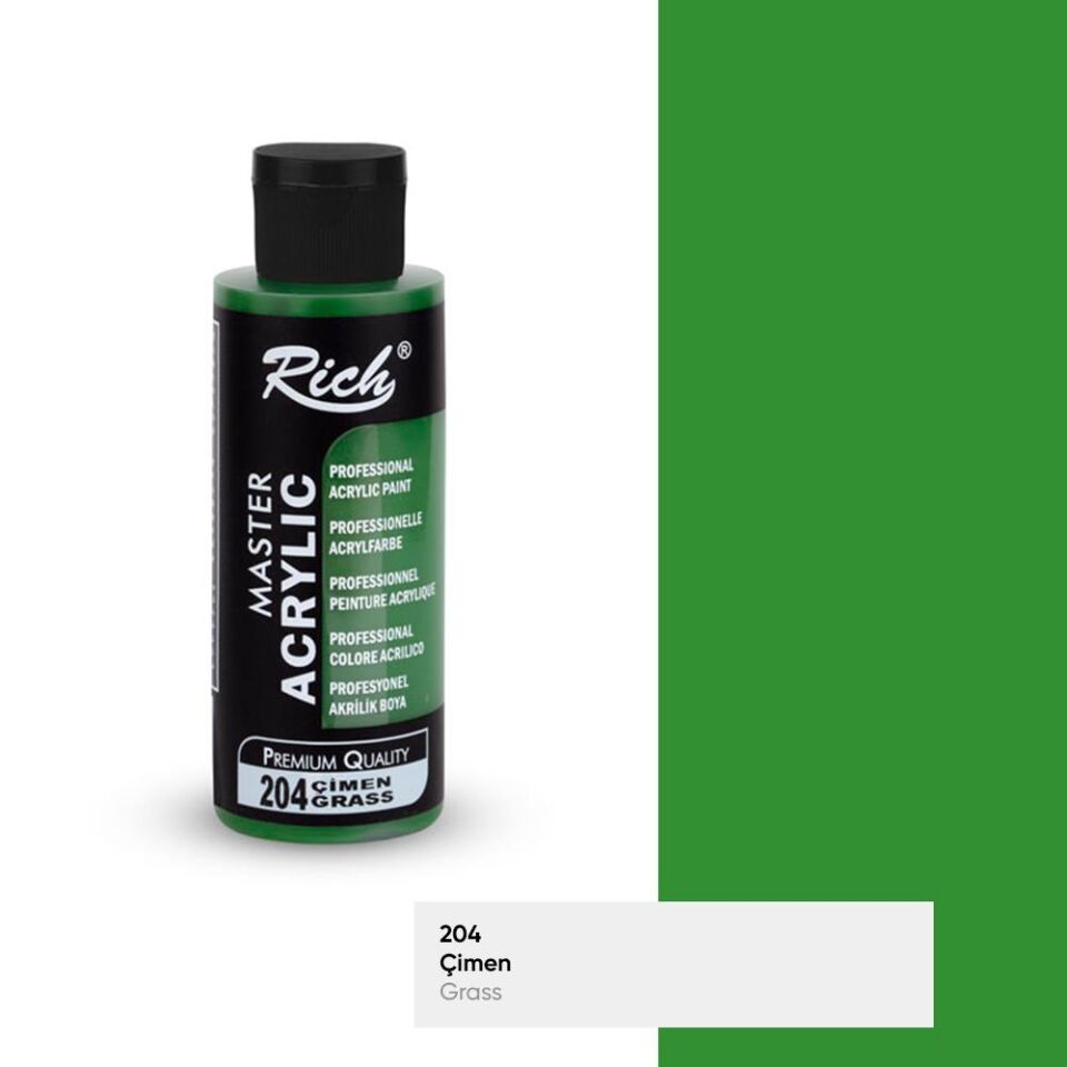 Rich Master Akrilik Boya 120 Cc Çimen Akr-120-204