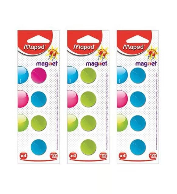 Maped Mıknatıs 22 Mm 4'lü Renkli 052200