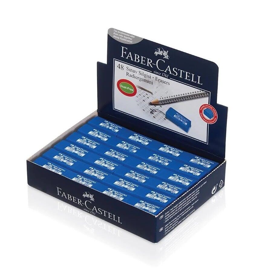Faber Castell Sınav Silgisi ( 48 ) Mavi 187214