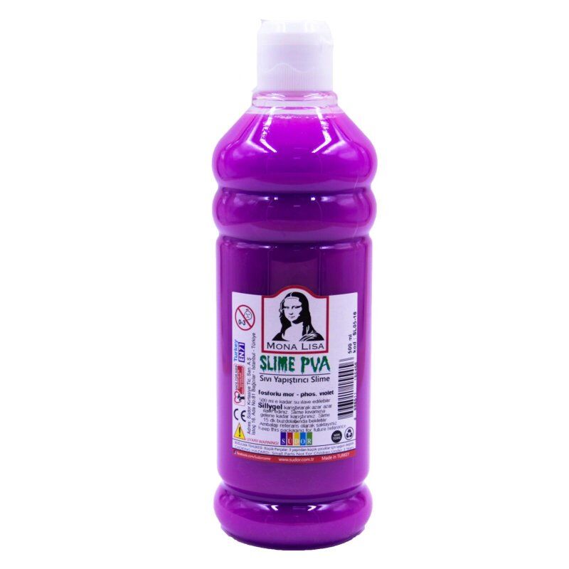 Monalisa Sıvı Slime 500 Ml Fosforlu Mor Sl05-16