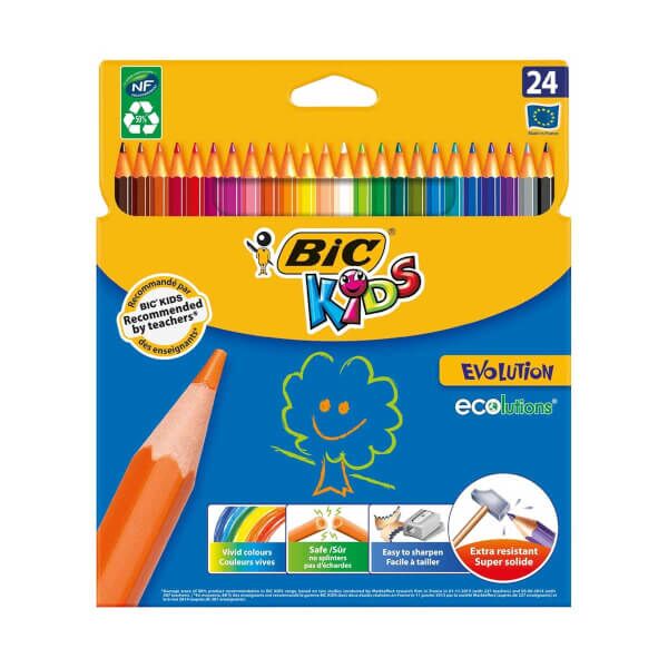 Bic Kuruboya 24'lü Evolution Karton Kutu 937515