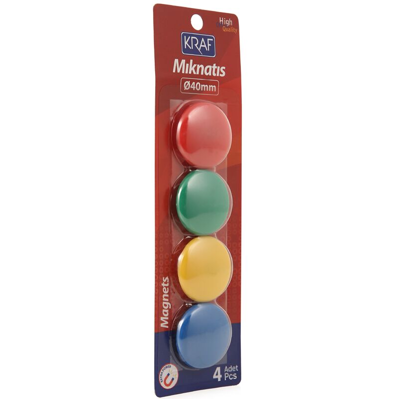 Kraf Mıknatıs Blisterli 40 Mm 4'lü Set 504g