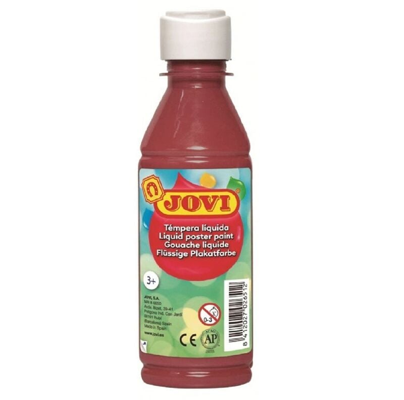 Jovi Guaj Boya 250 Ml Tempera Paint Kahverengi 502 12