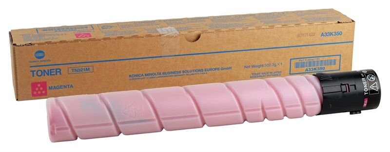Konica Minolta Tn-321m Magenta Kırmızı Orjinal Fotokopi Toneri Bizhup C224-284-364 25.000 Sayfa