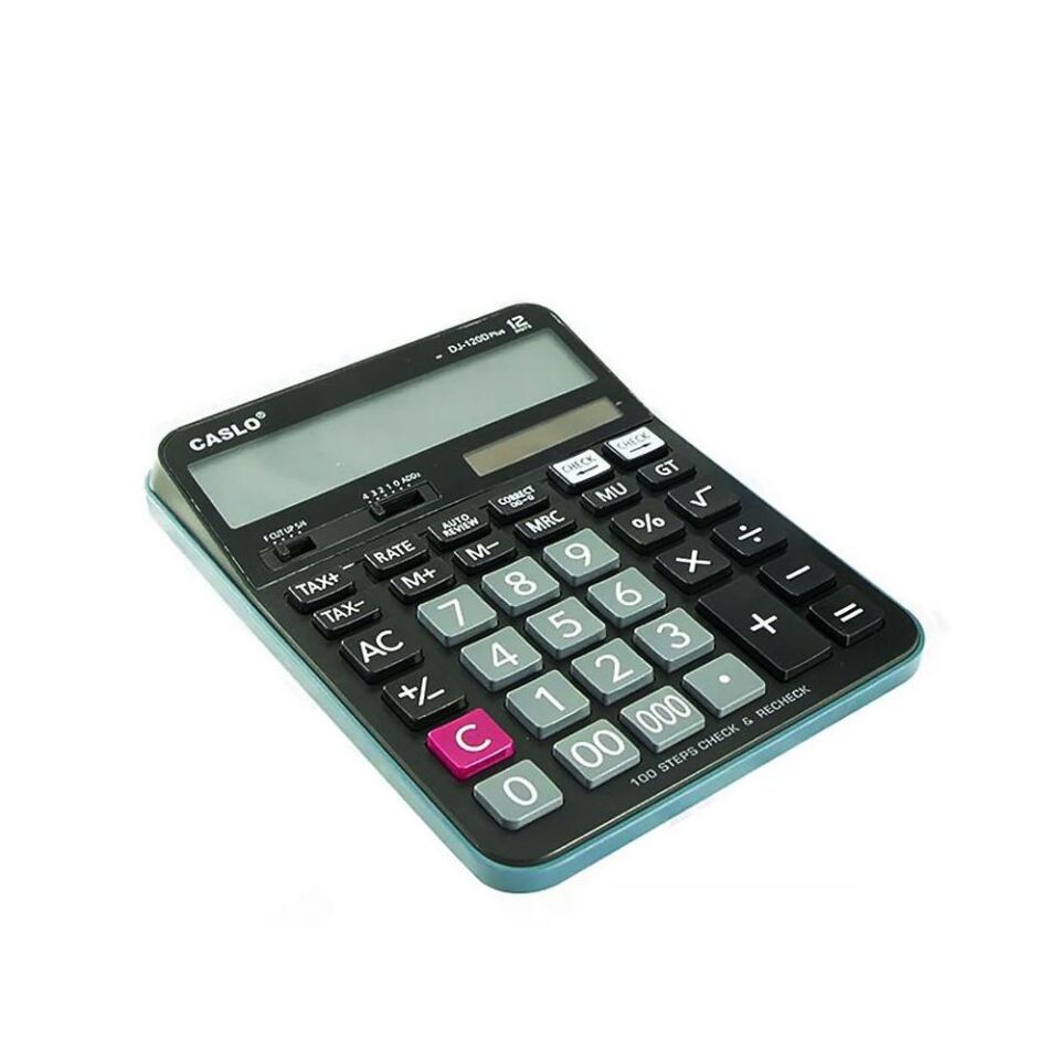 Csl Dj-120d Plus 12 Hane Masa Tipi İşlem Kontrollü Hesap Makinesi