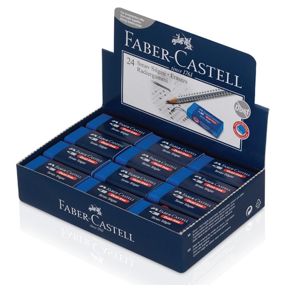 Faber Castell Sınav Silgisi Mavi 187170