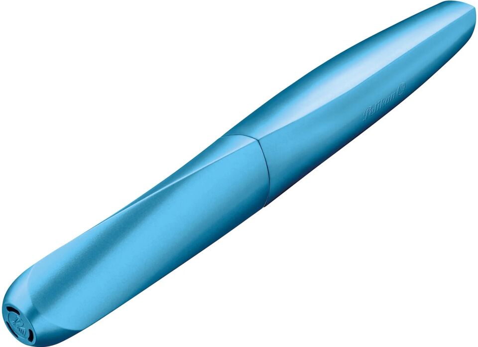 Pelikan Twist P457 Roller Kalem Tekli Kutu Metalik Mavi P-811279