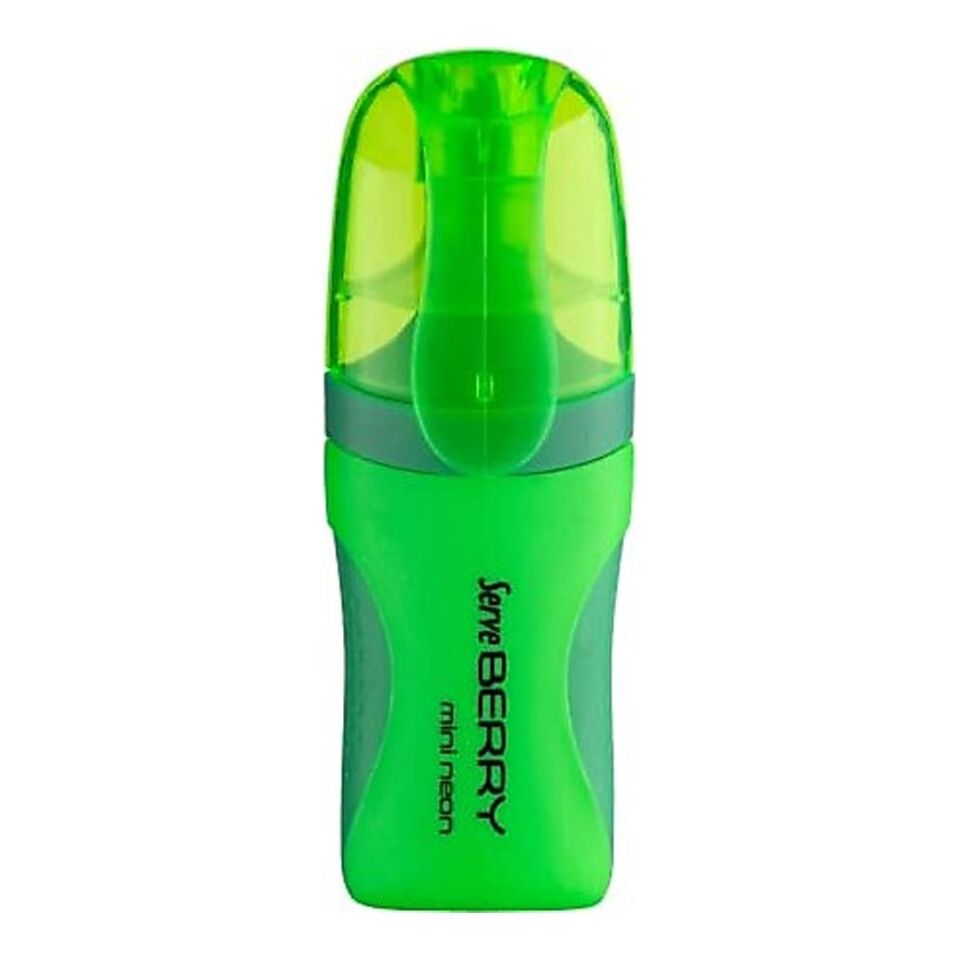 Serve Fosforlu Kalem Berry Mini Neon Yeşil