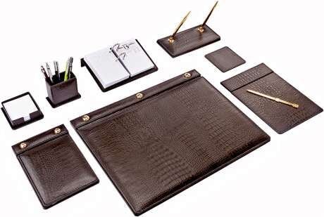 Brons Sümen Takımı (9) Parça Düğmeli Kahve Br-0911