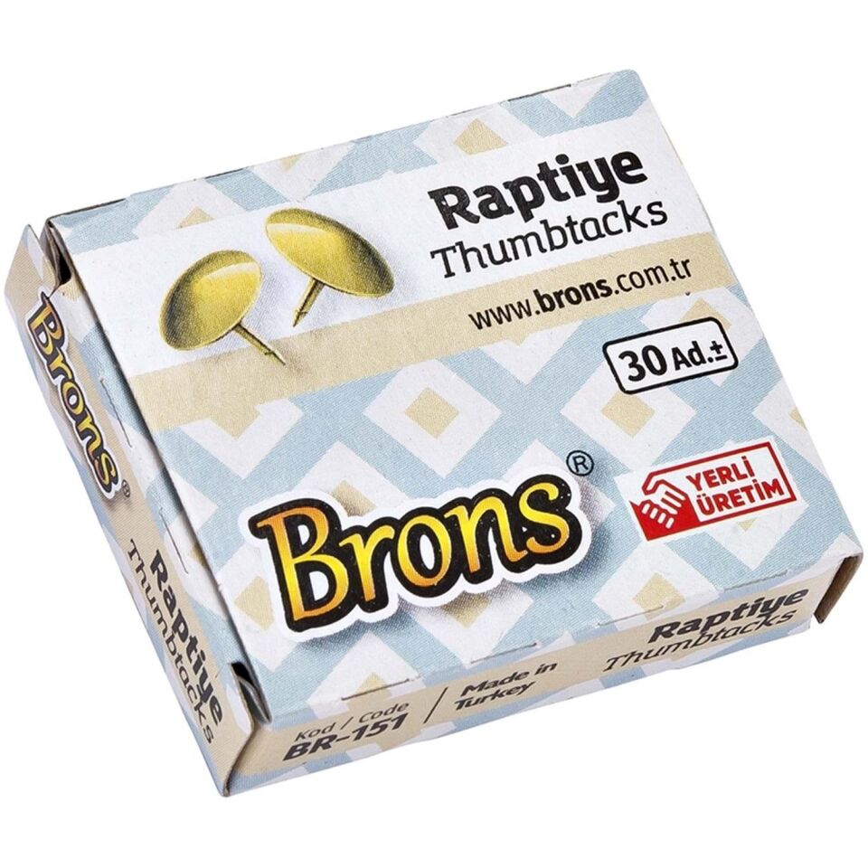 Brons Raptiye 30'lu Br-151