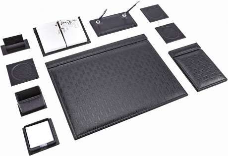 Brons Sümen Takımı (9) Parça Hasır Siyah Br-0971