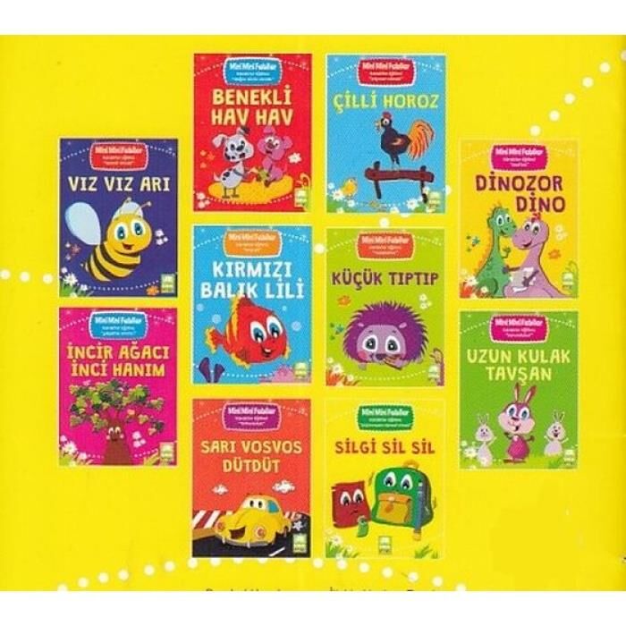 Ema En Çok Sevilen Minik Klasikler Fabl Bıcırık ( 10 Kitap ) Set