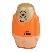 Serve Silgili Kalemtraş E-bot Fosforlu Turuncu